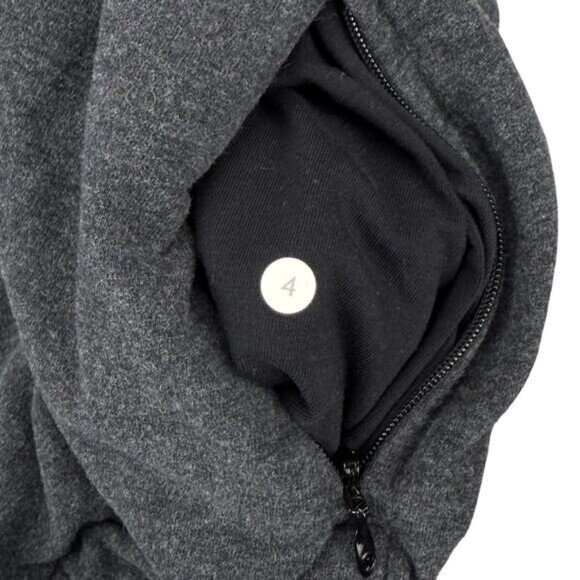 Lululemon After All Pullover In Heathered Black Size 4 - Picture 11 of 11